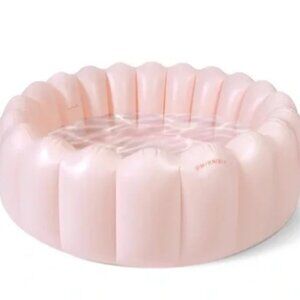 Minnidip Tufted Blush Luxe Inflatable Pool